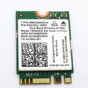 Carte sans fil double bande 2.4G/5G Wireless-N - 7265 <span class=keywords><strong>7265NGW</strong></span>, carte Wifi NGFF + Ble 4.0, 300M - Product Image 1