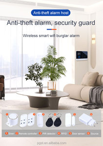 PGST Tuya Smart Life WiFi 4G <span class=keywords><strong>GSM</strong></span> Sistema de alarma ABS Teclado táctil Seguridad para el hogar Ventana antirrobo Monóxido de carbono GPRS 433 MHz - Product Image 5