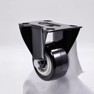 Hochleistungs-1, 5-Zoll-Polypropylen-Starrrollen, nicht rotierende Industrie qualität mit Kugellager und 30kg Tragfähigkeit - Product Image 3