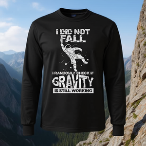 Camiseta de manga larga con cita de alpinista para escalador de montañas - Product Image 3