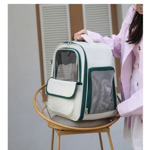 Breathable Side Open <b>Pet</b> Backpack Large Capacity Portable Cat <b>Carrier</b> Bag Anti-stress Travel Backpack for Kitten Puppy - Product Image 4