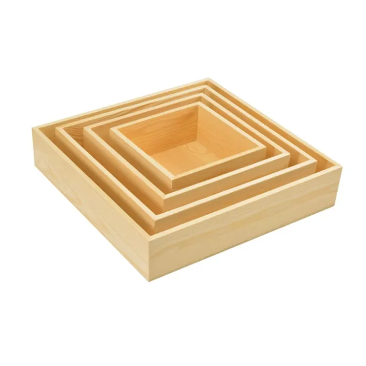 Wooden Box Pine For Sale Recyclable Pine Wood Boxes Without Lid