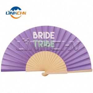 Abanico de Madera Personalizado de 23 cm con 24 Varillas, Impresión por Sublimación, Decoración para Colgar en la Pared - Product Image 3