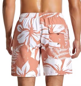 Boardshorts personnalisés pour hommes Short de plage à taille élastique à séchage rapide Maillot de bain respirant pour la natation de surf - Product Image 3