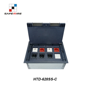 Tomacorriente de Piso Eléctrico Modular de 16A con Enchufe Europeo Alemán, Caja de Cubierta <span class=keywords><strong>para</strong></span> Tomacorriente con RJ45 - Product Image 3