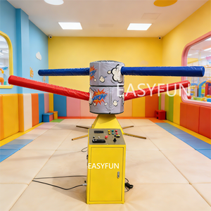 EASYFUN Fabrica Parcours d'obstacles personnalisé, Jeu gonflable Meltdown Challenge Wipeout, Sports de saut interactifs - Product Image 2