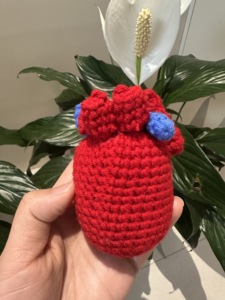 Muñeca de Ganchillo Hecha a Mano de la Serie New Heart, Muñeca Tejida Inspiradora, Regalos Románticos para el Día de San Valentín - Product Image 4