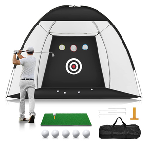 Filets portables d'entraînement de Swing de <span class=keywords><strong>Golf</strong></span> à domicile de haute qualité 10x7 pieds, aides à la frappe de <span class=keywords><strong>Golf</strong></span> - Product Image 1