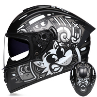 Nouveau design casque intégral casque de moto détachable polyvalent ABS dur casque de moto de course de vélo de rue