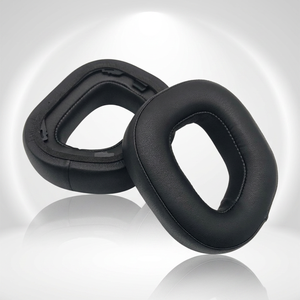 Coussinets d'oreille de remplacement confortables pour jeux vidéo, pour casque Corsair HS80 RGB sans fil, en cuir protéiné, tissu maillé, velours, pièces de réparation - Product Image 2