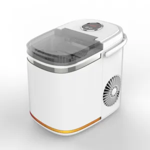 Điện 240V Mini Nhỏ Xách Tay Nhỏ Gọn 12Kg Countertop Nhà Ice Home Dispenser Cube Ice Maker Xách Tay