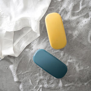 Brosse à chaussures domestique avec poils en PP, outil de nettoyage multifonctionnel et portable pour vêtements et chaussures, blanc, jaune, rouge, bleu - Product Image 4