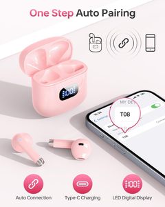 Trong tai tai Tai nghe <span class=keywords><strong>Bluetooth</strong></span> LED hiển thị kỹ thuật số tai nghe TWS chơi game không dây Earbuds - Product Image 2