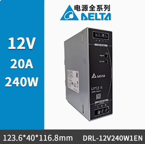 Fuente de alimentación conmutada de la serie DELTA <span class=keywords><strong>DIN</strong></span> 100% Original fuente de alimentación de riel Original 1/24V/48V - Product Image 3