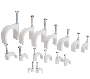 Pinces de câble électrique rondes réglables en plastique Pinces de câble plates Pinces de câble de <span class=keywords><strong>fixation</strong></span> de fil en plastique - Product Image 6