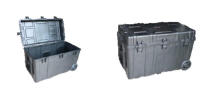 Valise de transport robuste à roulettes DF 160L personnalisée grande capacité en plastique - Product Image 2