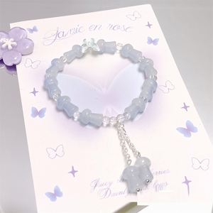 Trendy Colorful Sweet Fantasy Popcorn Butterfly Beads <b>Bracelet</b> for Women Girls Mushroom Charm Pendant Hand <b>Beaded</b> <b>Bracelet</b> - Product Image 6