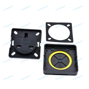 <strong>UK</strong> British Singapore Waterproof Industrial <strong>Socket</strong> 13A 250V IP54 AC Power <strong>Socket</strong> Power Connector Plug <strong>Socket</strong> with Cover - Product Image 3