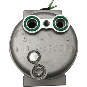 คอมเพรสเซอร์รถยนต์150มม. 12V สำหรับระบบปรับอากาศสำหรับ11634O uac/<span class=keywords><strong>valeo</strong></span> 11634C Co - Product Image 4