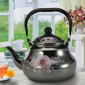 2023 New 2.0L Công suất Retro ngà Tint Bel canto Pear hình gương men ấm trà hộ gia đình - Product Image 2