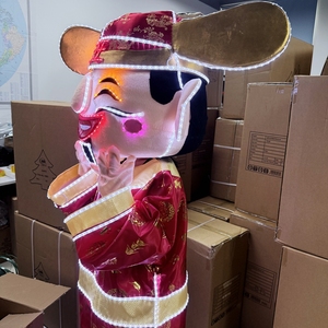 Costume da spettacolo luminoso di dio ricchezza per il palcoscenico aperture di nuovi negozi per feste di Capodanno - Product Image 6