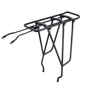 Porte-bagage en acier noir mat, pour vélo, pièces <span class=keywords><strong>remorque</strong></span>, porte-bagage - Product Image 1