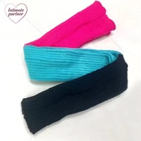 Guêtres chaudes au-dessus du genou pour femme, en laine, style chaussettes de bottes amples, accessoire d'hiver, cadeau