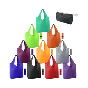 <span class=keywords><strong>BeeGreen</strong></span>, paquete de 10 bolsas de supermercado reutilizables plegables extra grandes, capacidad de 50 libras, tela de poliéster colorida a granel, cremallera ligera - Product Image 1