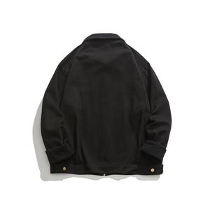 Custom Vintage Workwear Carpenter <strong>Chore</strong> <strong>Jacket</strong> With Lined <strong>Black</strong> Detroit Canvas Men's <strong>Jacket</strong> - Product Image 2