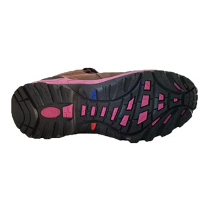 รองเท้าเซฟตี้หัวเหล็กสีน้ำตาลสีชมพูสำหรับผู้ชายรองเท้าบู้ทอุตสาหกรรมหนังนูบัคอุตสาหกรรม EVA Midsole EVA + ยาง - Product Image 4