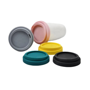 Tapas de Silicona para Tazas de Café, Universales, de 8cm y 9cm, Forma Redonda de Luna, Grado Alimenticio, Diseño Novedoso, Reutilizables para Regalos - Product Image 1