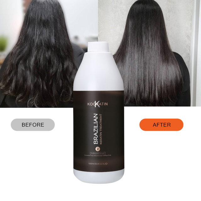 Professional Salon Use Brazilian Keratin Smooth Hair Treatment for Curly Hair