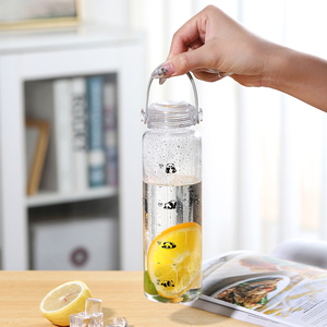 Factory Direct 430ML Plastic Bottle Custom Logo Cute Cartoon Design Style for Direct Drinking Cheap Promotional Giveaway