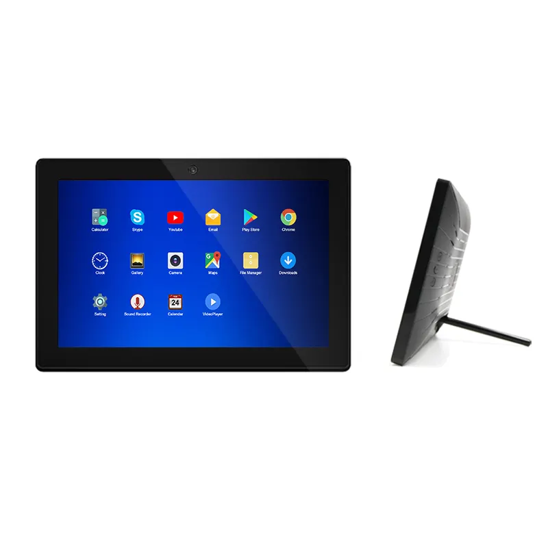 Tablet Android perangkat umpan balik pelanggan 10.1 inci mendukung POE NFC WIFI BT GPS untuk mencari Tablet portabel Android 9.0