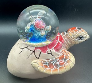 Tùy chỉnh nhựa rùa với trứng 65 mét Quả cầu tuyết bãi biển nước <span class=keywords><strong>Globe</strong></span> - Product Image 2