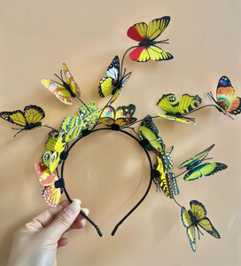 Serre-tête LED DAMAI en plastique à piles, motif floral, pour Halloween, festivals, fêtes, spectacle ou chapeau haut-de-forme - Product Image 4