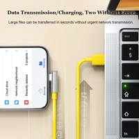 Câble de charge rapide Type C 120W 6A pour Xiaomi 17 Pro 14 Ultra Poco Redmi 90 °   Câbles de données à charge rapide pour coude