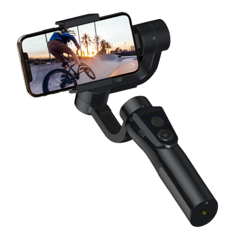 Professional 3 Axis Gimbal Stabilizer S5B Flexible Auto-Tracking Facial Recognition Handheld Smartphone Video Vlog Shooting APP