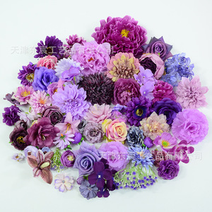 Fleurs artificielles violettes Dongchen Crafts pour épingles à cheveux de mariée, coiffes de remise de diplôme, kit DIY - Product Image 4