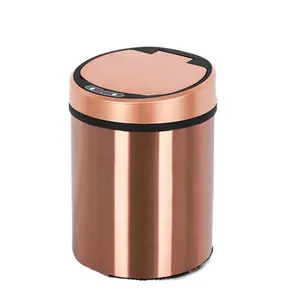 Factory price stainless steel sensor bin 8L 12L Automatic Smart Sensor garbage trash Bin can intelligent trash dustbin sensor