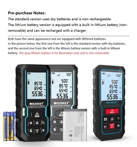 เครื่องวัดระยะเลเซอร์ Mileseey S6 รุ่น 10X กำลังขยาย 10 เท่า วัสดุ ABS มาตรฐาน IP54 รับประกัน 1 ปี ระยะวัดเป็นมิลลิเมตร - Product Image 6