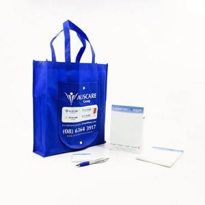 Wholesale Luxury Gifts Custom Advertising Promotional Weekly Daily Agenda <b>Notebook</b> Tote Bag <b>Set</b> With Pen - Product Image 1