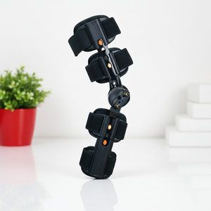 HKJD <span class=keywords><strong>Rodillera</strong></span> Ortopédica <span class=keywords><strong>Articulada</strong></span> Ajustable con Bisagras, Soporte Estabilizador para Rodilla, Inmovilizador para Rodilla Valga y Artritis - Product Image 2