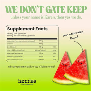 プライベートラベル ナチュラ タンニンググミ カスタムロゴ スイカタン グロービタミングミ 大人向け まとめ買い プライベートカスタムラベル - Product Image 2