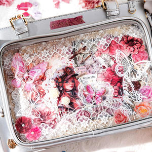 Autocollants de décoration esthétique DIY Scrapbooking Supplies Creative Stationery Album with Loose Leaf Feature for Creative Hobbies - Product Image 2