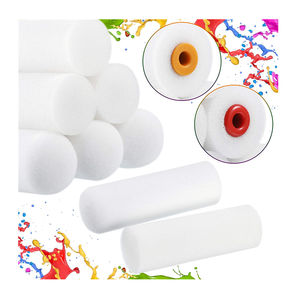 Cubierta de <span class=keywords><strong>rodillo</strong></span> de esponja sin goteo, 4 pulgadas, Mini <span class=keywords><strong>rodillo</strong></span> de pintura de espuma, recargas, blanco, suave, <span class=keywords><strong>para</strong></span> habitación del hogar, pintura de techo de pared - Product Image 6
