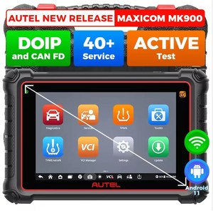 Lecteur de code Autel MaxiCOM MK900 8 pouces supérieur au MK808S 40+ services CAN-FD DOIP 3K+ <span class=keywords><strong>tests</strong></span> actifs <span class=keywords><strong>diagnostic</strong></span> complet 11 OS FCA SGW - Product Image 5