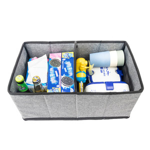 2022 Amazon Top One Sells Multi-pocket black smart storage trunk organiser foldable car boot organizer bag