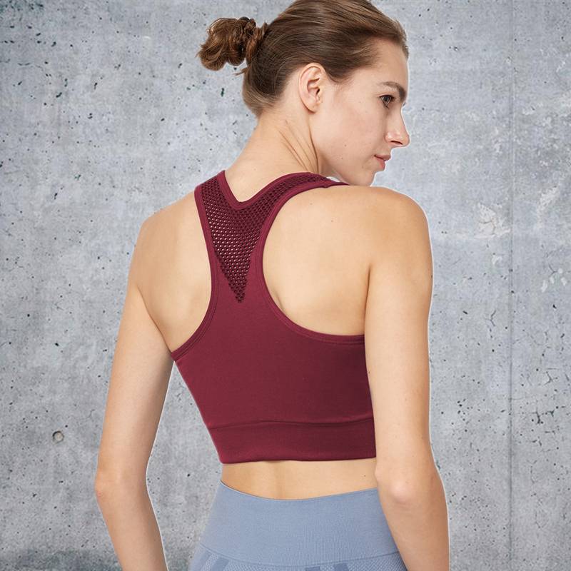 New Product  Hot  Sexy  Factory Wholesale Women Seamless Bandeau Strapless Girl fitness 4 colors bra