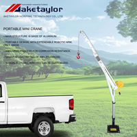 Aketaylor 400kg/500kg Petite grue en alliage d'aluminium cantilever à 360 degrés pour camionnette/bossoir/utilisation en entrepôt Origine Jiangsu